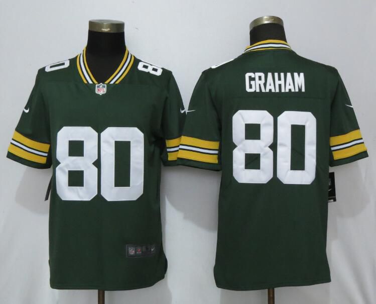 Men Green Bay Packers 80 Graham Green Nike Vapor Untouchable Limited Playe NFL Jerseys